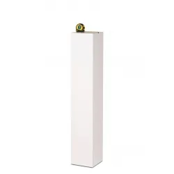 MDF witte sokkels | plantenzuilen | zuilen wit MDF zijdeglans