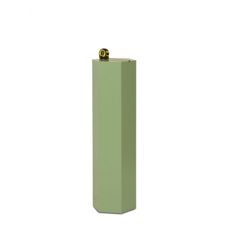 Sekskantet podie, farver, 30 x 100 cm
