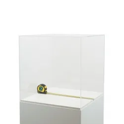 Plexiglas beschermkap | plexiglas stolp | maquettekap op maat
