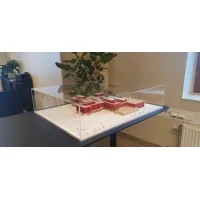 Plexiglas beschermkap | plexiglas stolp | maquettekap op maat