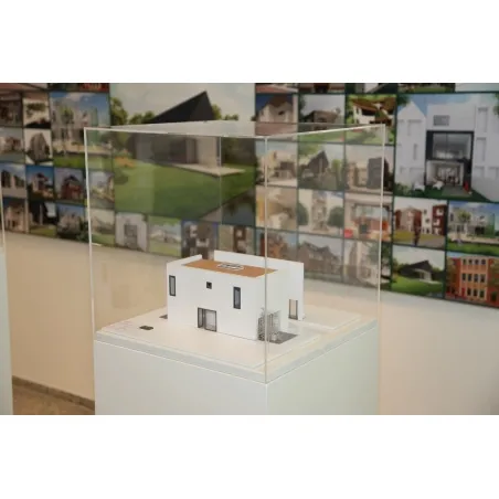 Plexiglas beschermkap | plexiglas stolp | maquettekap op maat