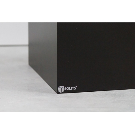 Podie sort 30 x 30 x 100 cm + montre 30 x 30 x 30 cm + 2x LED