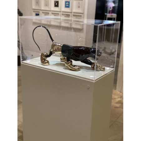 Podie hvid 50 x 50 x 100 cm + montre 50 x 50 x 50 cm + 2x LED