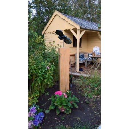 Podie af egetræ, slebet