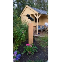 Podie af egetræ, slebet