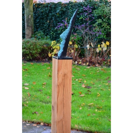 Podie af egetræ, slebet