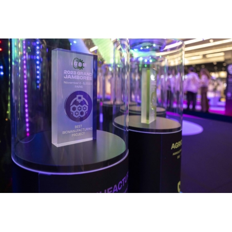 Montre af plexiglas, rund, efter mål