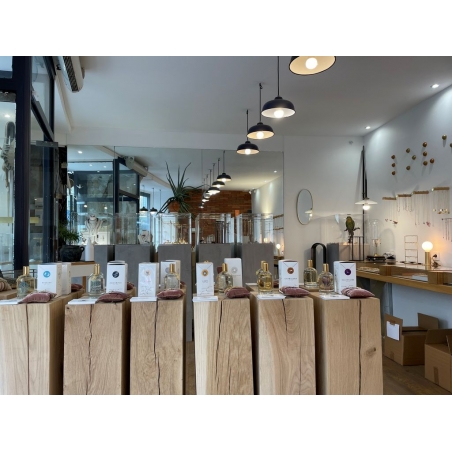 Podie af egetræ, slebet