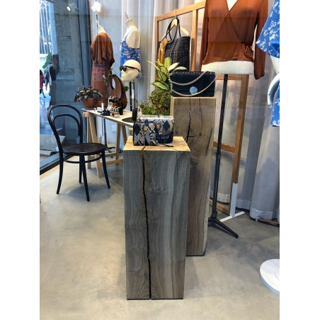 Podie af egetræ, slebet