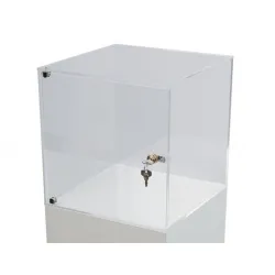 Plexiglas beschermkap | plexiglas stolp | maquettekap op maat