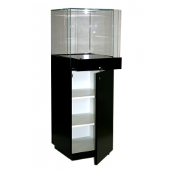 solits sokkel vitrine | juwelendisplay schuif lade | luxe vitrinekast