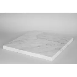 Top marmor hvid (Carrara, 20mm), 30 x 30 cm