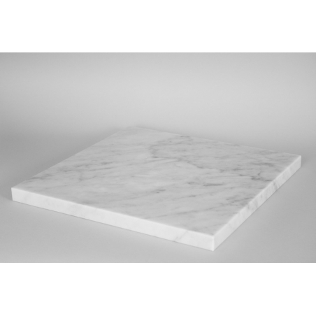 Top marmor hvid (Carrara, 20mm), 30 x 30 cm