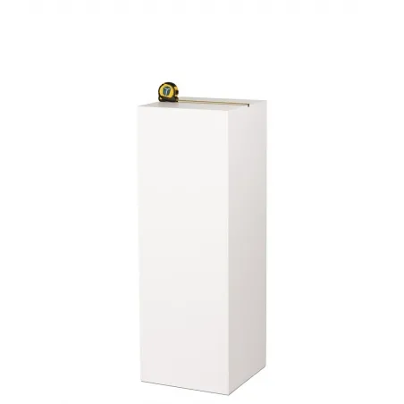 MDF witte sokkels | plantenzuilen | zuilen wit MDF zijdeglans