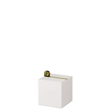MDF witte sokkels | plantenzuilen | zuilen wit MDF zijdeglans