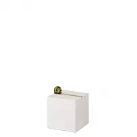 MDF witte sokkels | plantenzuilen | zuilen wit MDF zijdeglans