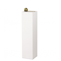 MDF witte sokkels | plantenzuilen | zuilen wit MDF zijdeglans