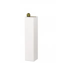 MDF witte sokkels | plantenzuilen | zuilen wit MDF zijdeglans